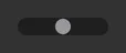 The pan slider centred